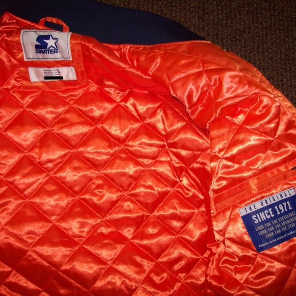 DENVER BRONCOS Starter Snap Down Jacket    4X  5X - Picture 8 of 8